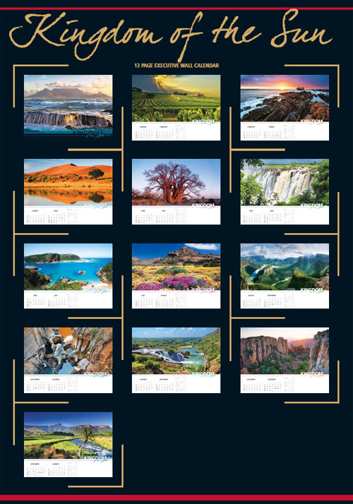 2014 Calendar Beautiful lush scenery
